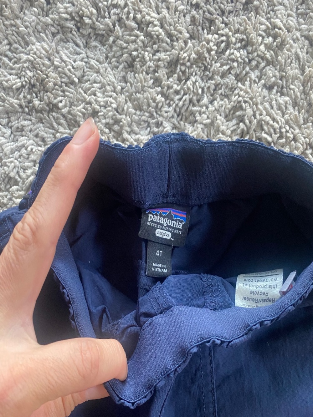 Patagonia Baby Baggies Pants 4T - Picture 3 of 4